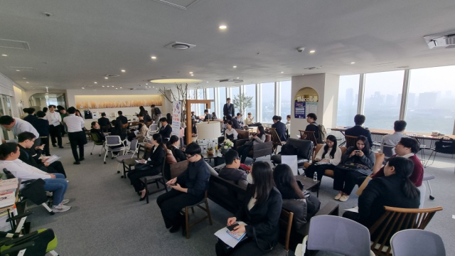 일자리 수요데이 훈련생과 함께하는 일도약 채용박람회가 16일 D-유니콘라운지에서 성공적으로 마무리됐다. 대덕이노폴리스밴처협회 제공