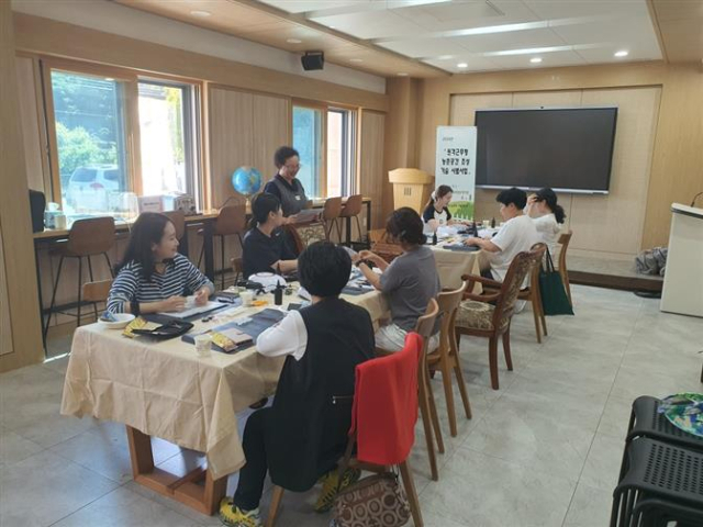 옥천군농업기술센터가 원격근무형 농촌공간조성 기술 시범사업에 향수뜰농촌체험휴양마을을 대상자로 선정했다.(사진/옥천군 제공)