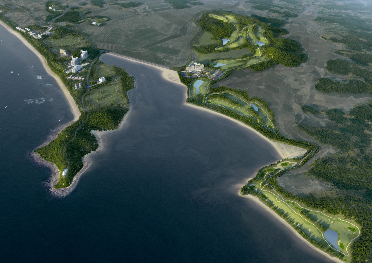 온더웨스트 컨소시엄의 안면도 관광지 개발 조감도[충남도 제공. 재판매 및 DB 금지]