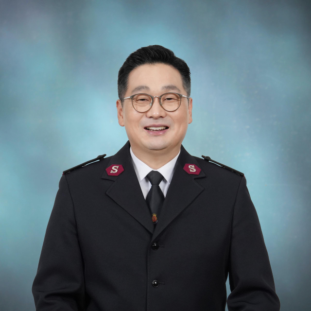 구세군사관대학원대학교 제27대 총장으로 취임한 박철우 목원대학교 동문. 목원대학교 제공