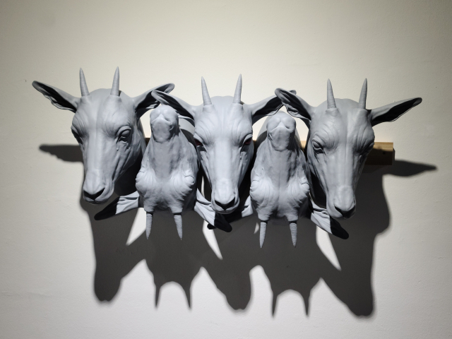 윤유담 작가의 작품 ‘무리’. 대전조각가협회 제공