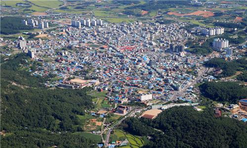 태안읍 전경[태안군 제공. 재판매 및 DB 금지]