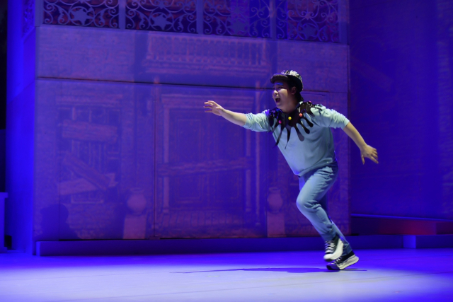 대전 지역사회에 감동을 선사했던 창작 가족 뮤지컬 ‘우산’ 공연 모습. 아우라오페라단 제공