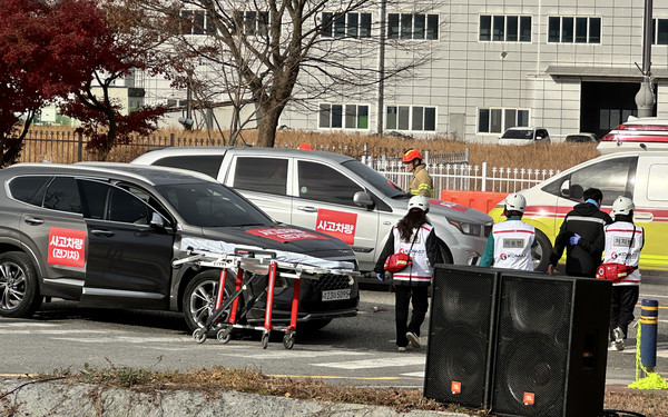 폭설 대응 교통소통대책 민·관·군 합동훈련. 사진=연합뉴스 제공