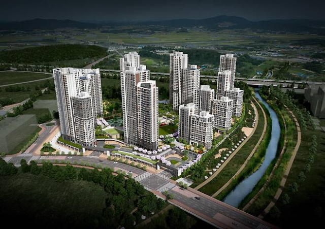 힐스테이트 도안리버파크 2차 조감도.