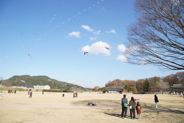 지난해 12월 2일 열린 서산해미읍성 전국 연날리기 대회. 서산시 제공
