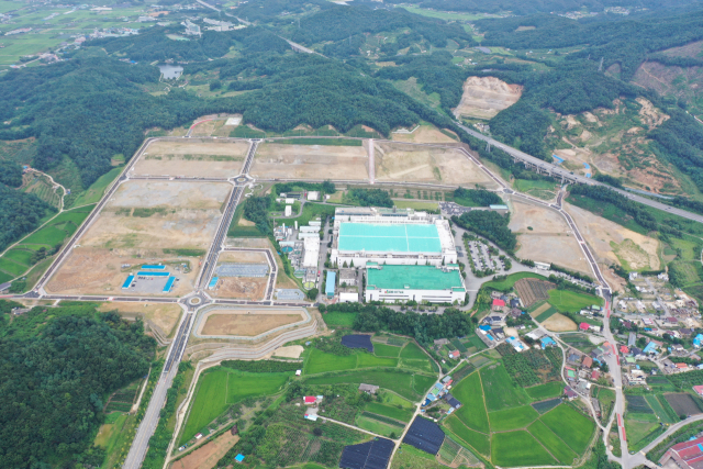 음성 상우산단 일원 41만 5619.6㎡가 기회발전특구로 지정·고시되었다. 사진은 상우산업단지 항공사진. 음성군 제공