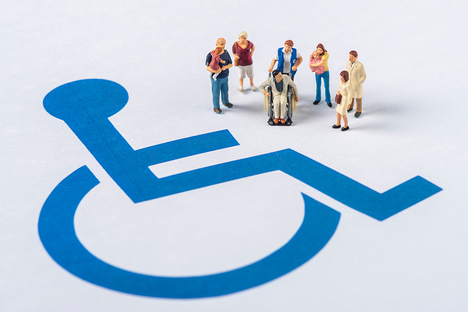 장애인. 아이클릭아트 제공. 