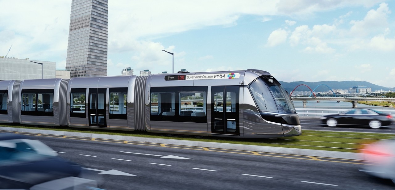 대전도시철도 2호선 트램 상상도. 대전시 제공.