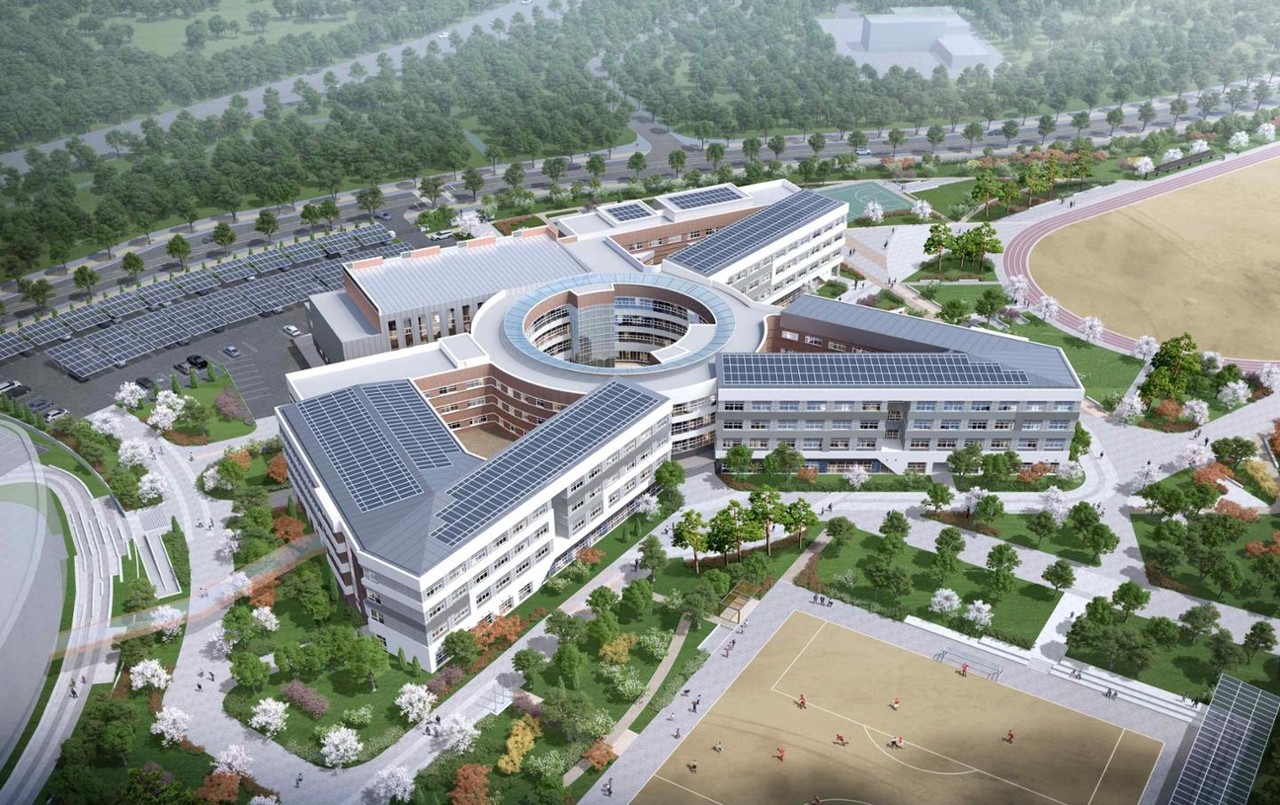 세종캠퍼스고등학교 조감도[세종시교육청 제공. 재판매 및 DB 금지]