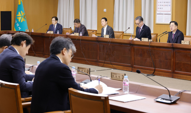 9일 대전시청에서 주간업무회의가 진행되고 있다. 대전시 제공