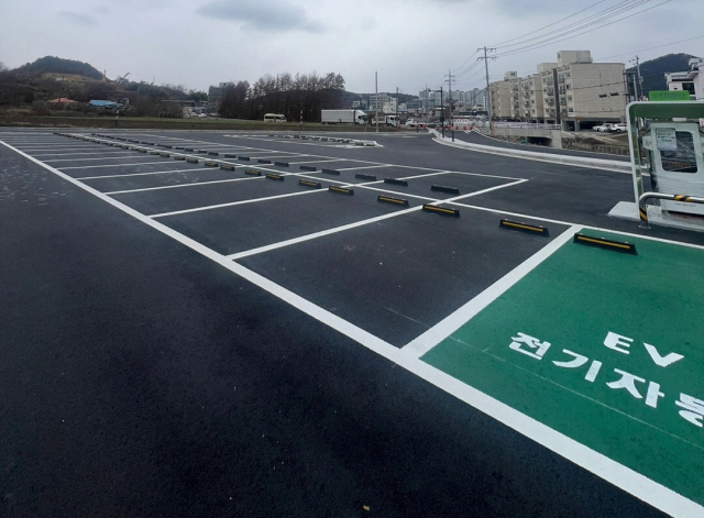 예산상설시장 공용주차장 전경. 예산군 제공