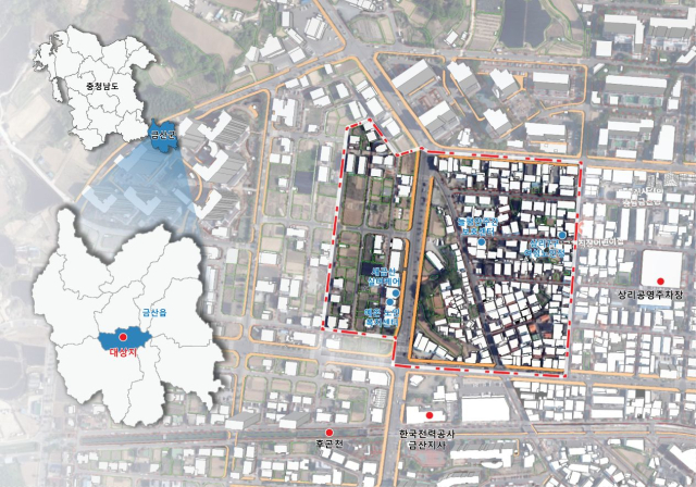 금산군은 내년부터 2029년까지 총사업비 470억 원 투입 상리지구 뉴빌리지 사업을 전개한다. 사진=금산군