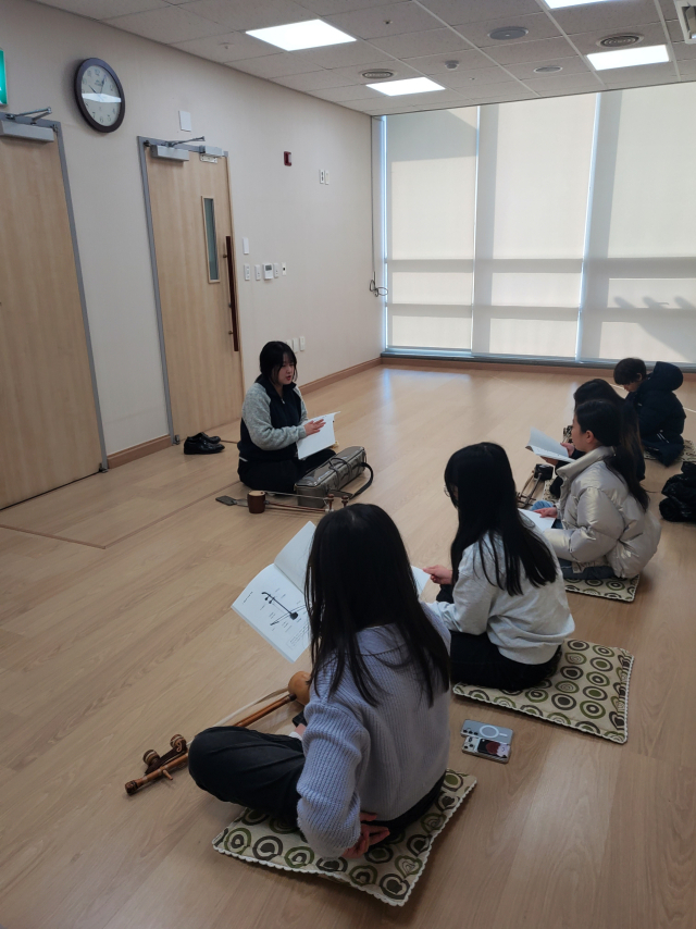 대전시립연정국악원 국악강습. 사진 대전시립연정국악원 제공