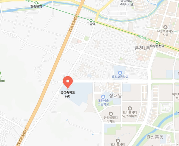 대전 서남부 특수학교 신설 부지.
