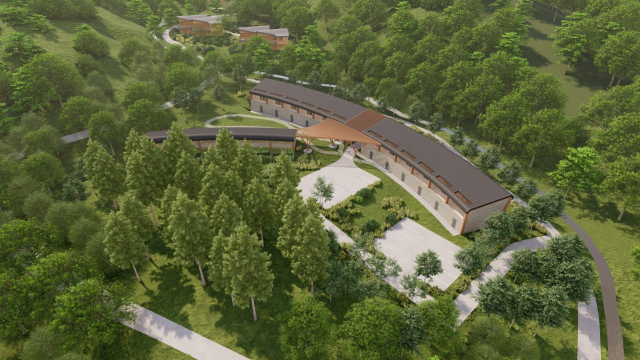 산림문화휴양관 조감도. 대전시 제공