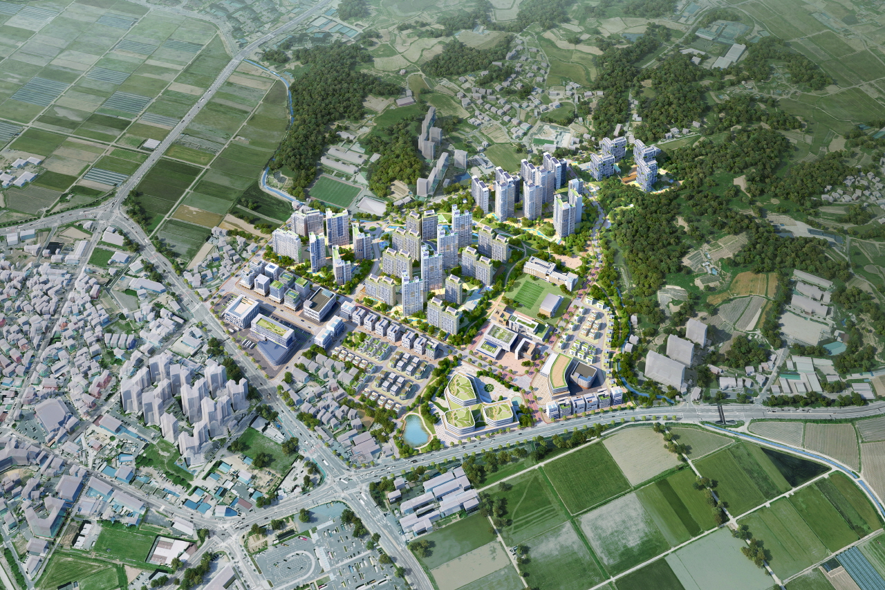 성석지구 도시개발사업 조감도[진천군 제공. 재판매 및 DB 금지]