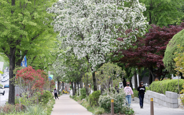 전북 전주 도시바람길숲. 산림청 제공