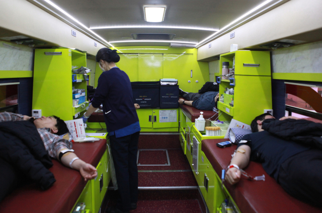 사랑의 헌혈캠페인. 사진=미래엔서해에너지 제공