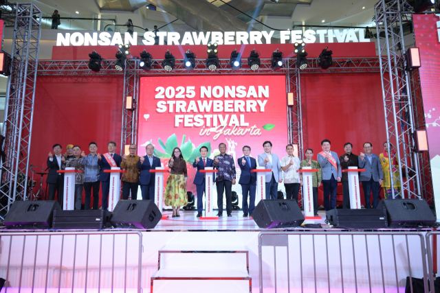 ▲‘2025 논산시 농식품 해외박람회 개최 장면