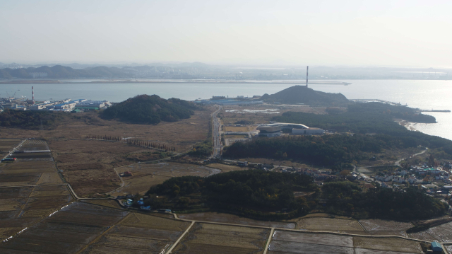 서천군 장항읍 브라운필드 종합개발 사업 대상지 전경.사진=서천군 제공.
