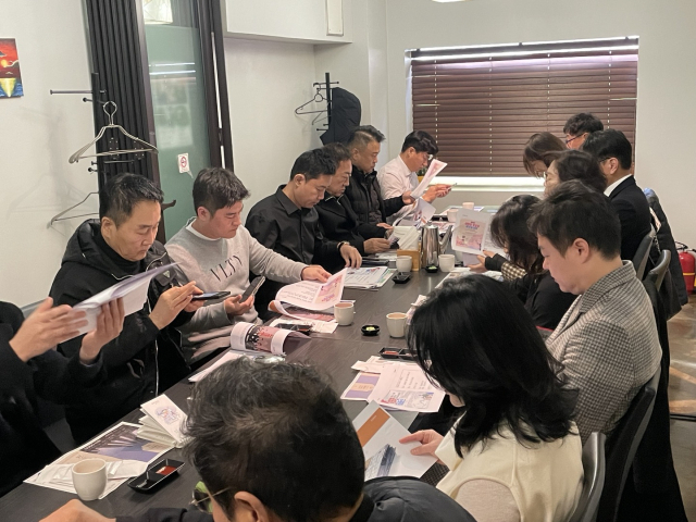 20일 대전 서구 둔산동의 한 식당에서 진행된 충청투데이 대외협력자문위원회 정기 월례회 행사 사진 사진=윤경식 기자