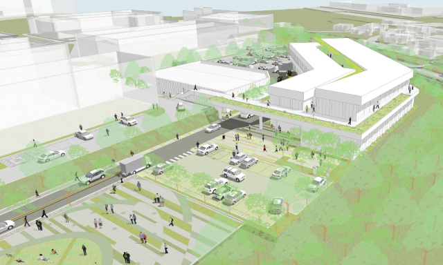 표준화 허브센터 디자인 계획도.