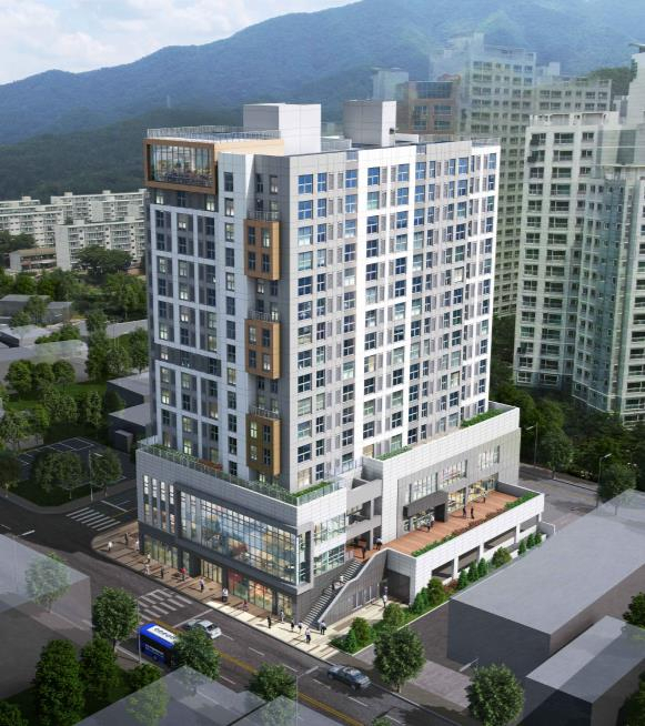 낭월 청년주택 조감도. 대전시 제공