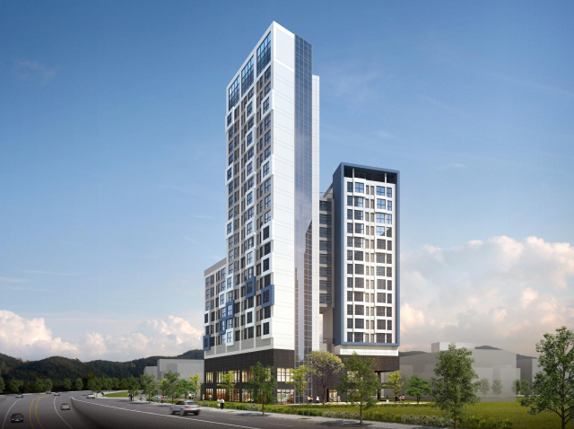 월평 청년주택 조감도. 대전시 제공