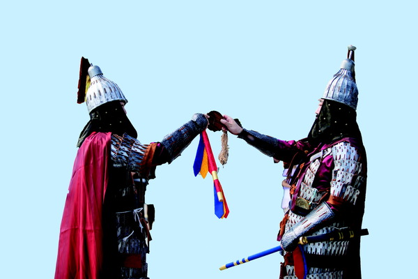 ▲ 사비궁 수문장교대식