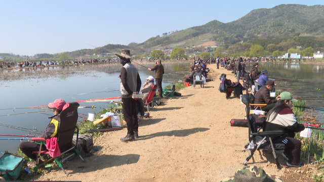 지난해 열린 ‘제19회 예산군수배 예당전국낚시대회’ 모습. 예산군 제공