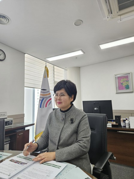 백춘희 대전문화재단 대표이사. 사진=김지현 기자