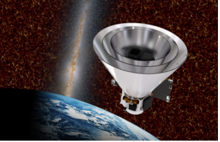 스피어엑스(SPHEREx) 상상도. 우주항공청 제공