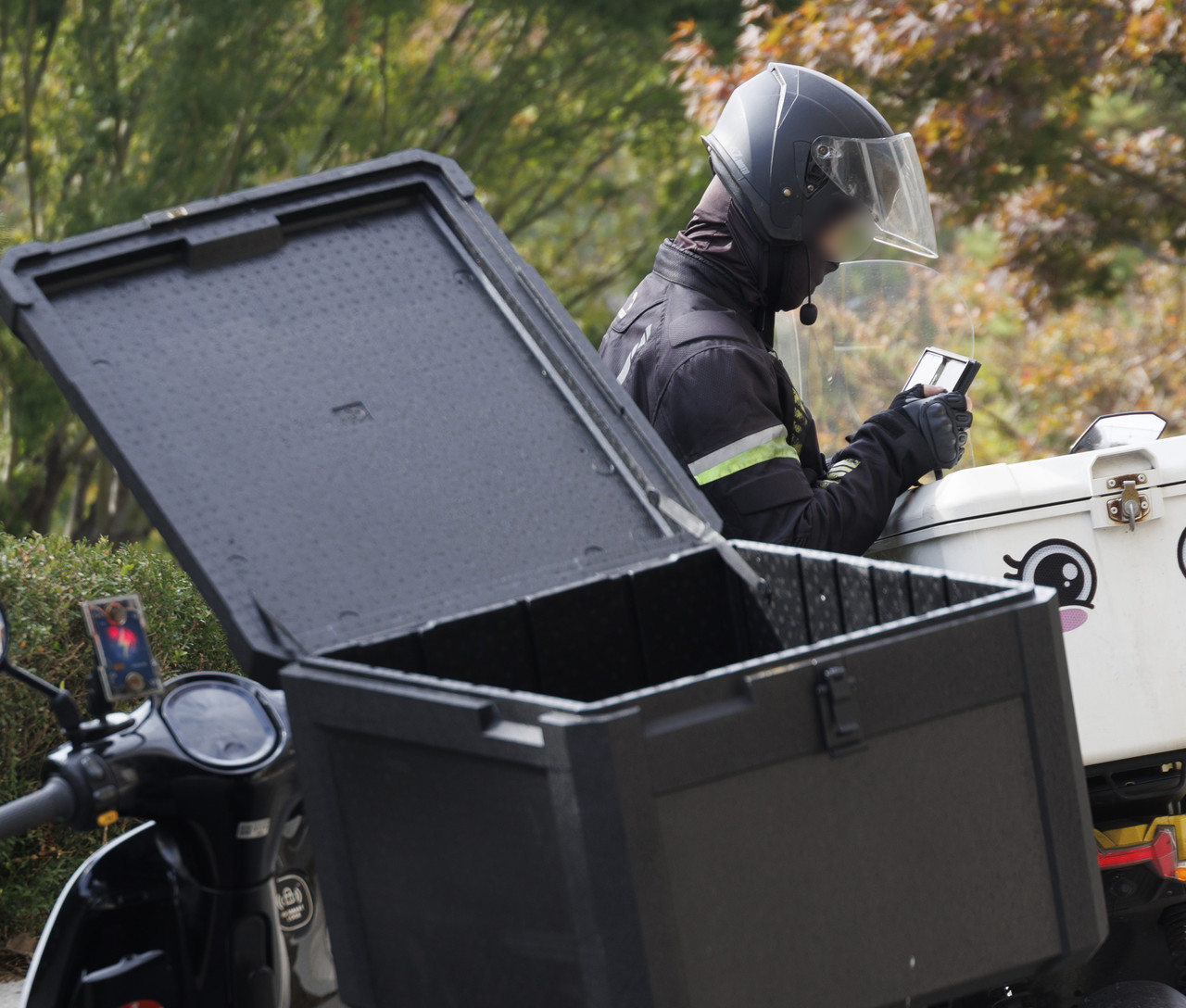 배달 노동자[연합뉴스 자료사진]