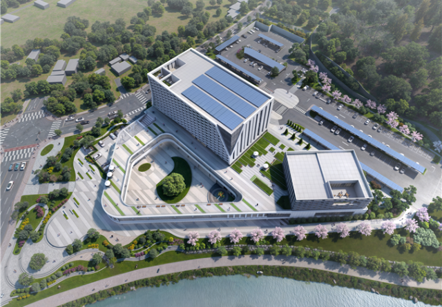 홍성군 신청사 조감도. 홍성군 제공.