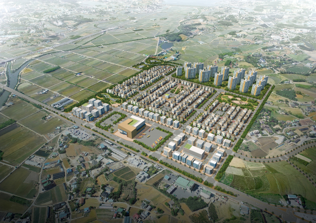 수석지구 도시개발사업 조감도. 서산시 제공