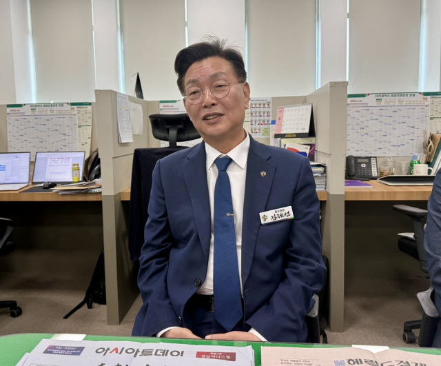 김 청장은 10일 대전시청 기자실을 찾아 지난 1년간의 재임 소회와 향후 중점 추진 과제를 공유했다. 사진=조사무엘 기자.