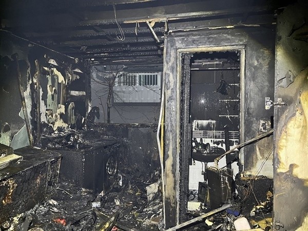 지난 1월 22일 대전 서구 복수동의 한 빌라에서 화재가 발생해 건물 내부가 모두 타버렸다. 대전소방본부 제공