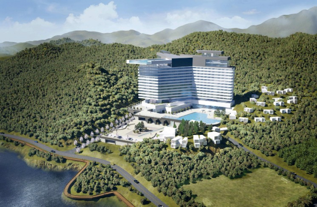 의림지복합리조트 예상 조감도.