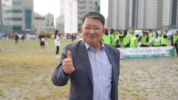 김태진 충남육상연맹 회장. 사진=박현석 기자