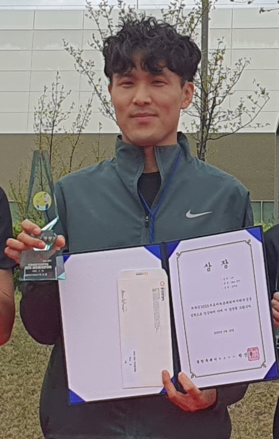 ▲ 김대성 건강코스 남 우승자