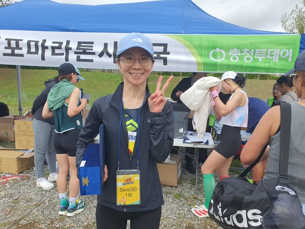 ▲ 김은아 건강코스 여 우승자