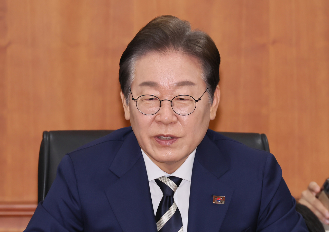 더불어민주당 이재명 대선 경선 후보가 21일 서울 여의도 금융투자협회에서 열린 자본시장 활성화를 위한 정책간담회에서 발언하고 있다. 2025.4.21 사진=연합뉴스. 