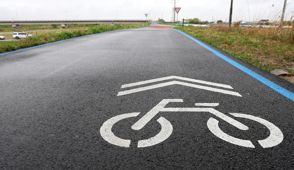 삽교천 자전거길. 사진=연합뉴스 제공