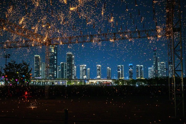 지난해 세종시 낙화축제. 사진=연합뉴스 제공