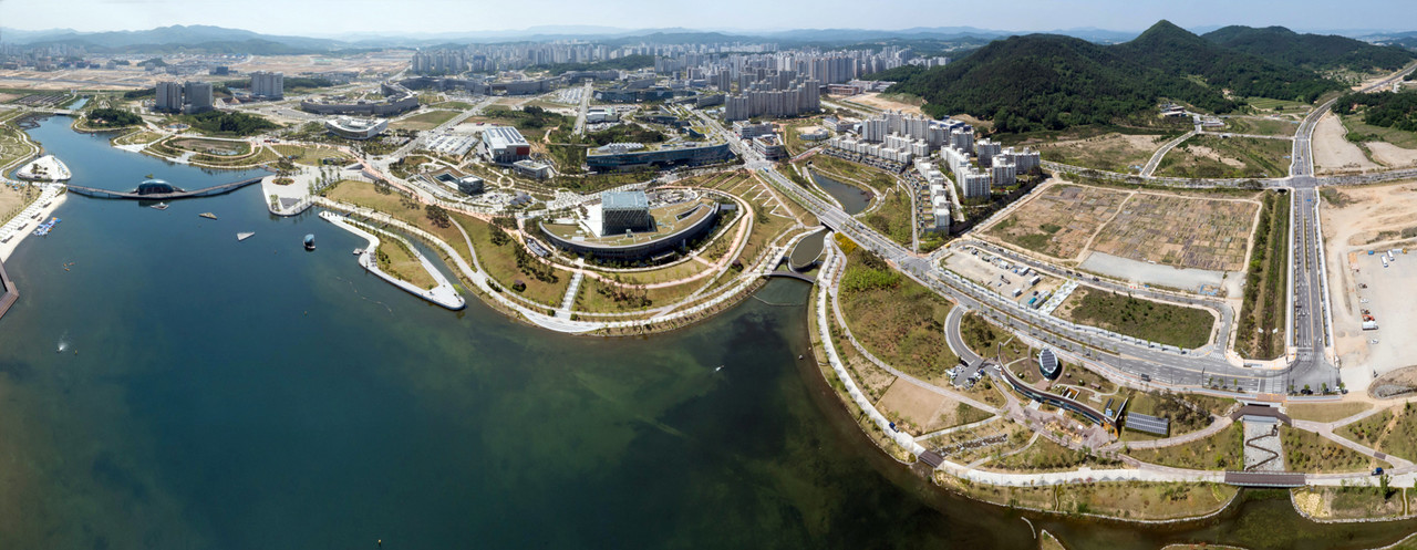 세종시 세종호수공원 항공촬영 사진. 세종시 제공.