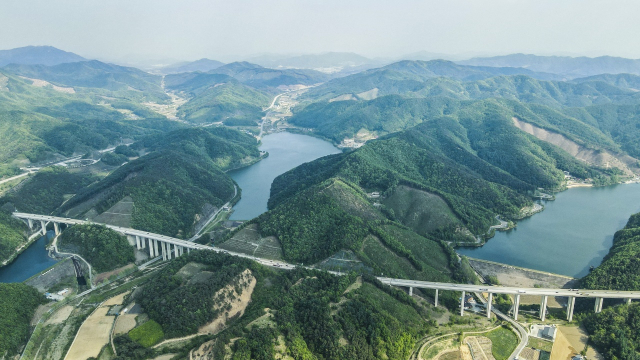 음성 삼형제 저수지 전경. 음성군 제공