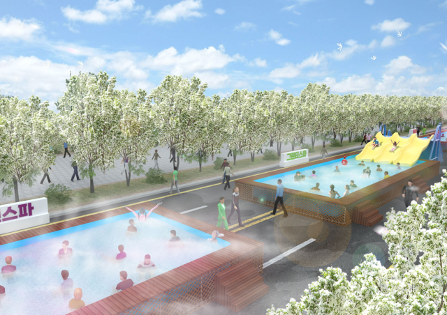 대전 유성구는 ‘2025 유성온천문화축제’에서 국내 최초 ‘야외 온천수 수영장을 선보인다. 대전 유성구청 제공.