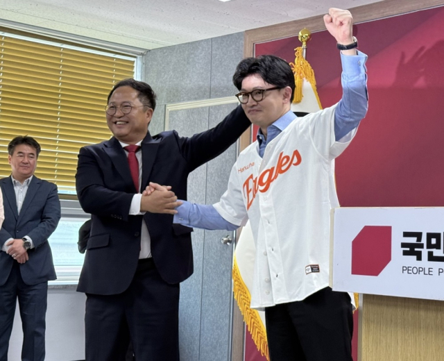 한동훈 국민의힘 대선 경선 후보는 28일 대전 동구에 위치한 국민의힘 대전시당을 찾아 당원간담회를 가졌다. 사진=이석준 수습기자.