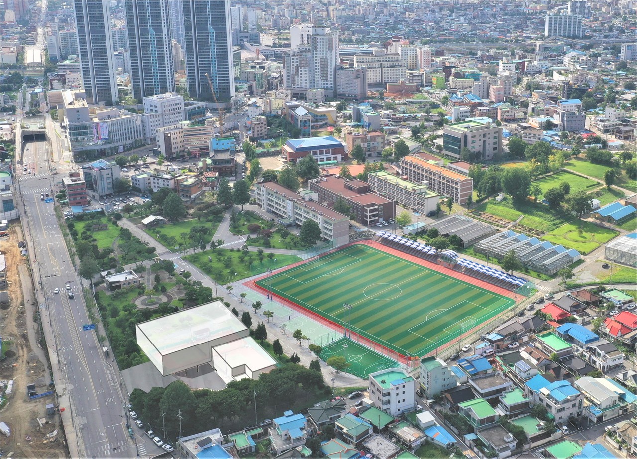 학교복합시설 조성 위치도[천안시 제공. 재판매 및 DB 금지]